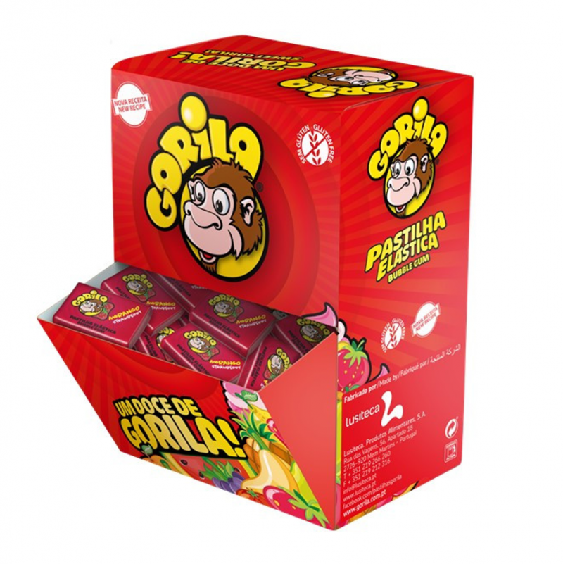 Unidade Pastilha Gorila Morango