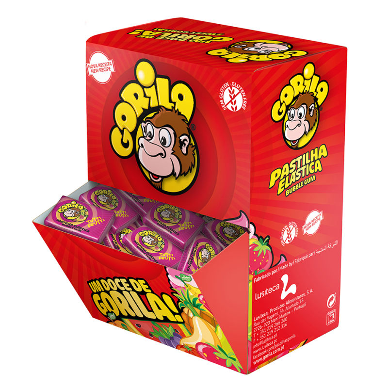 Unidade Pastilha Gorila Tutti Frutti