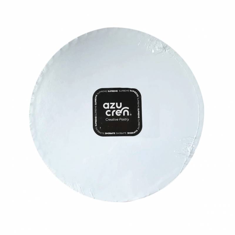 Base Redonda Alta 25cm Branca