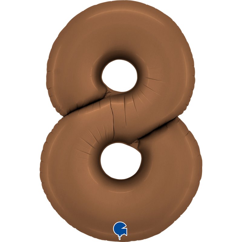 Balão Número 8 Chocolate