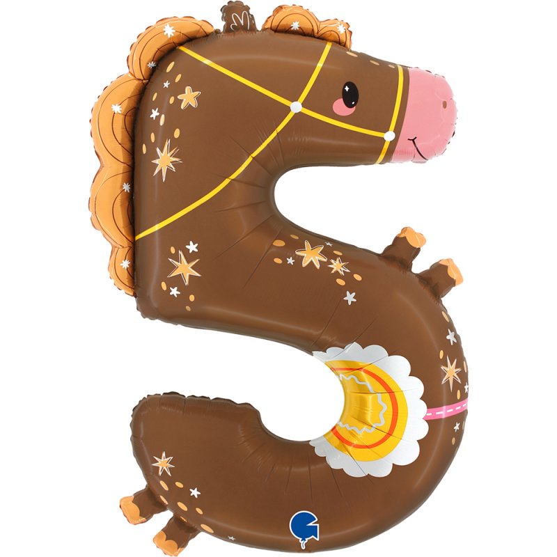 Balão Número 5 Cavalo
