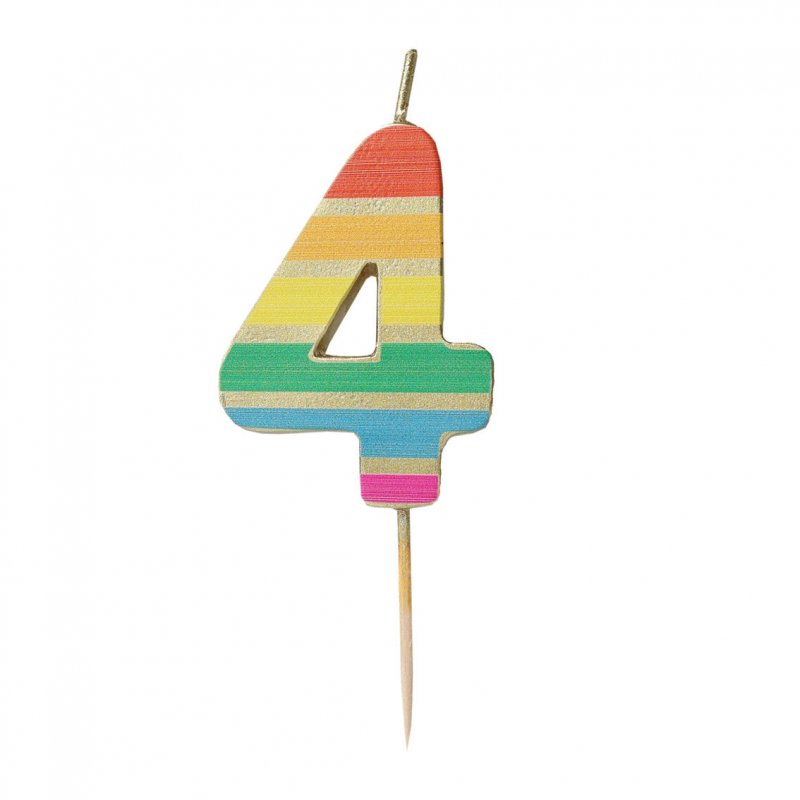 Vela Dourada Rainbow Número 4