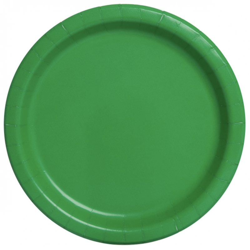 8 Pratos 18cm Verde Esmeralda