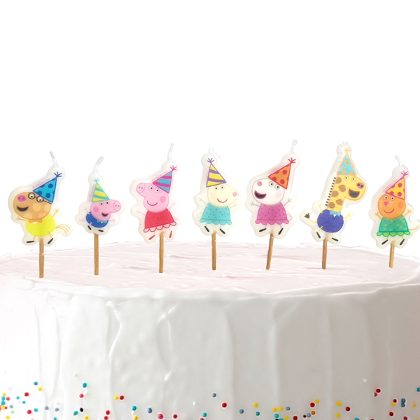 7 Mini Velas Peppa