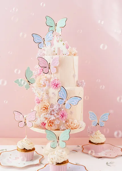 9 Toppers Borboletas 9 Toppers Borboletas