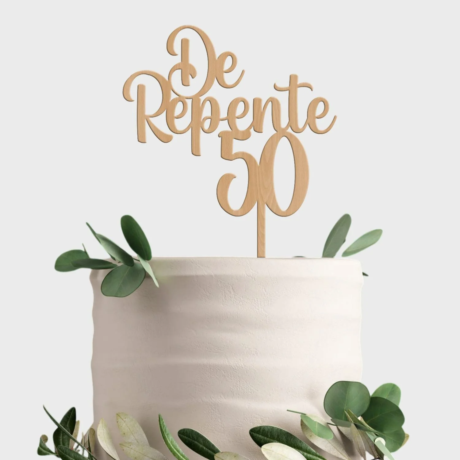 Topo de Bolo MDF De Repente