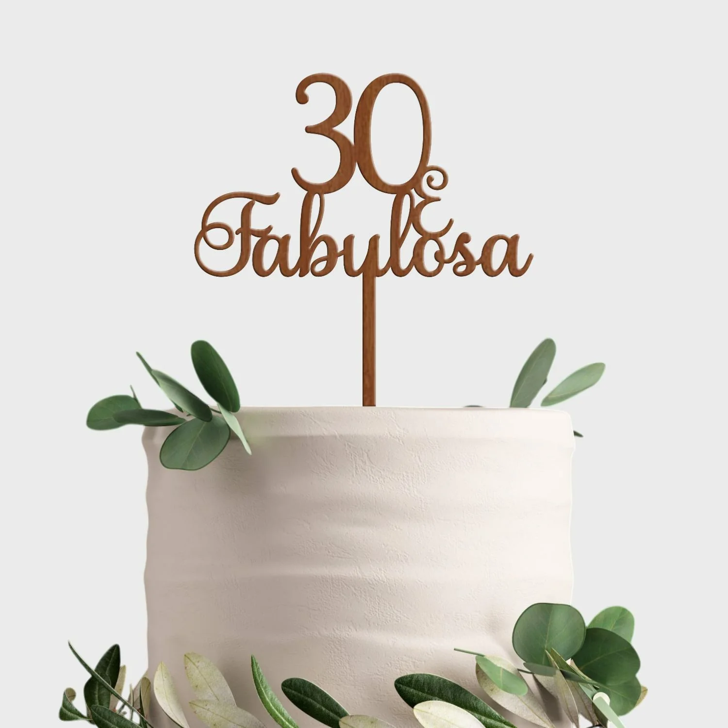 Topo de Bolo MDF Idade e Fabulosa
