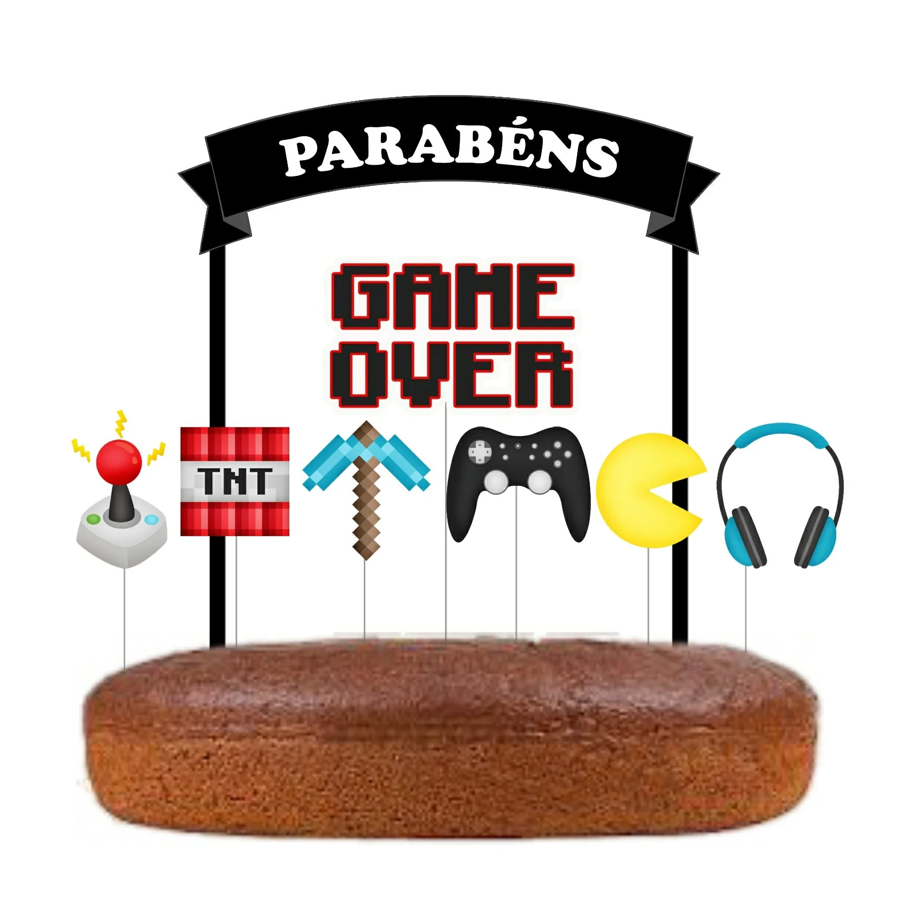 Topo de Bolo Gaming/Videojogos