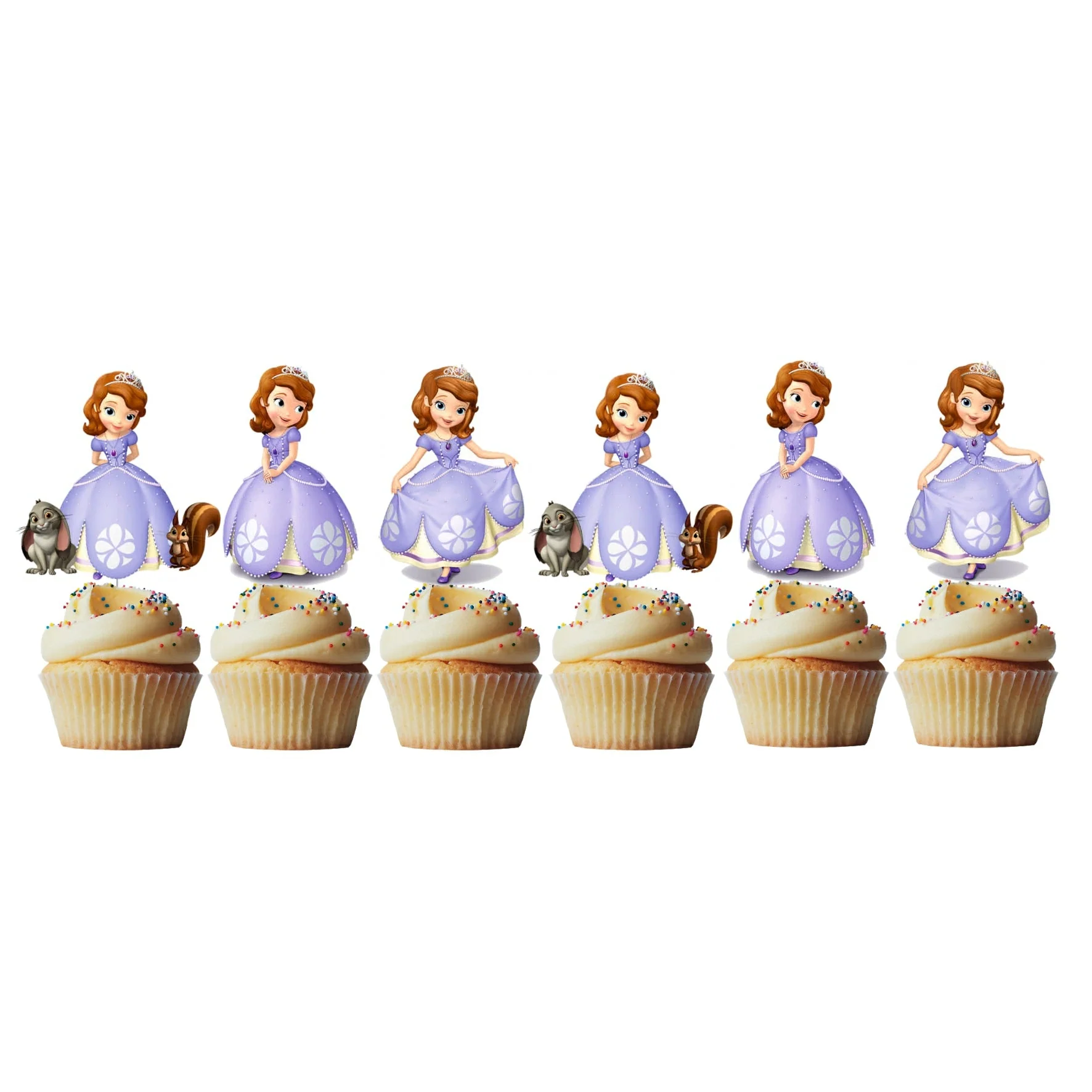 6 Mini Picks Princesa Sofia