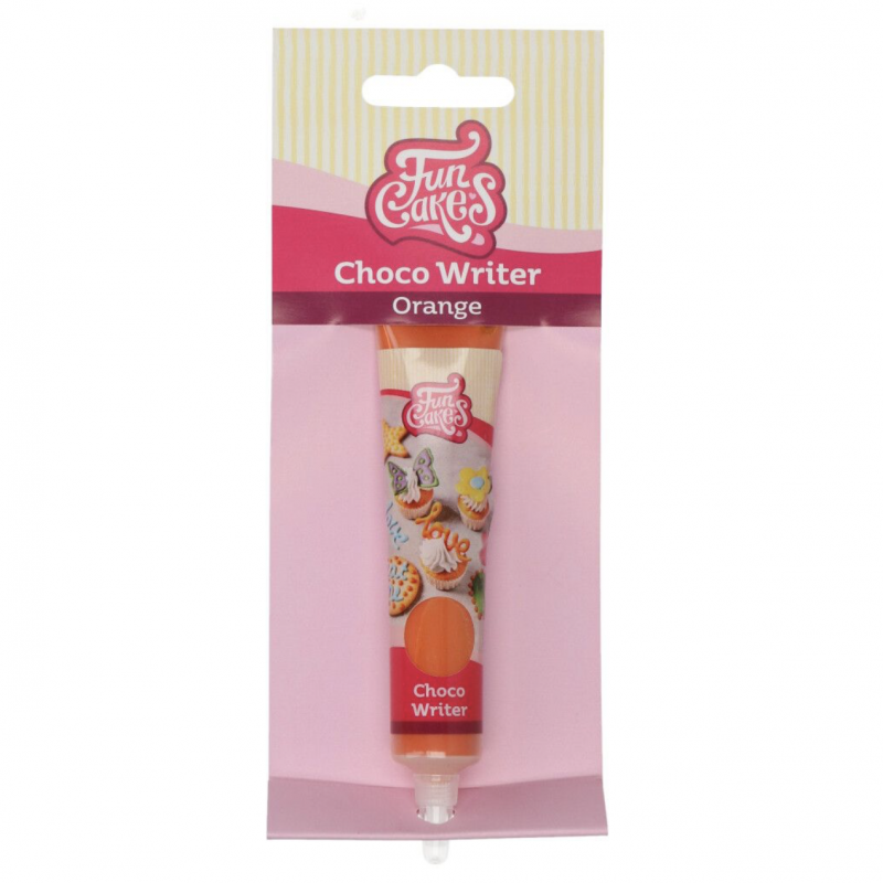 Bisnaga de Chocolate Choco Writer Laranja