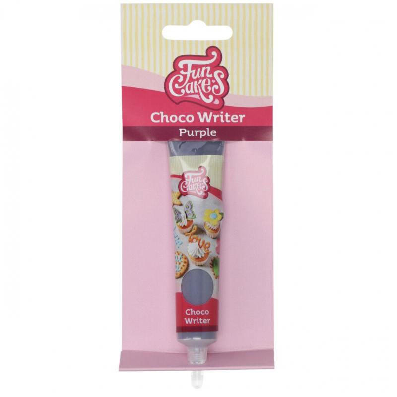 Bisnaga de Chocolate Choco Writer Roxo