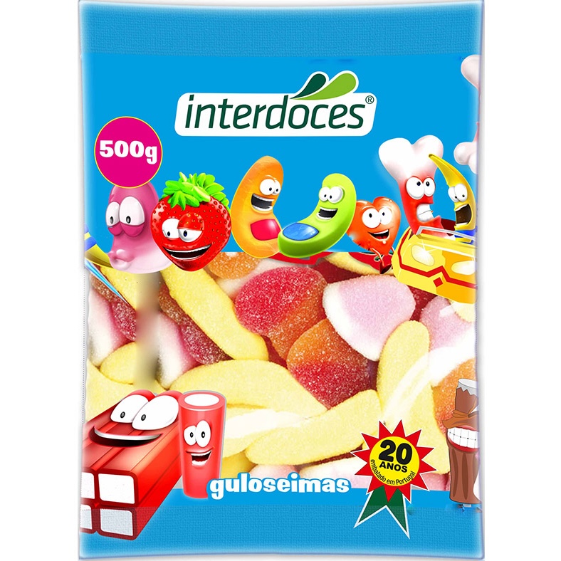 Gomas Interdoces 500g Sortido Açúcar