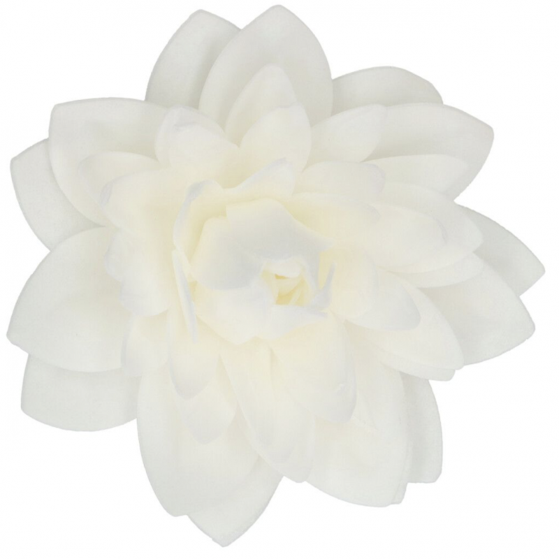 Flor Comestível Dália Branca