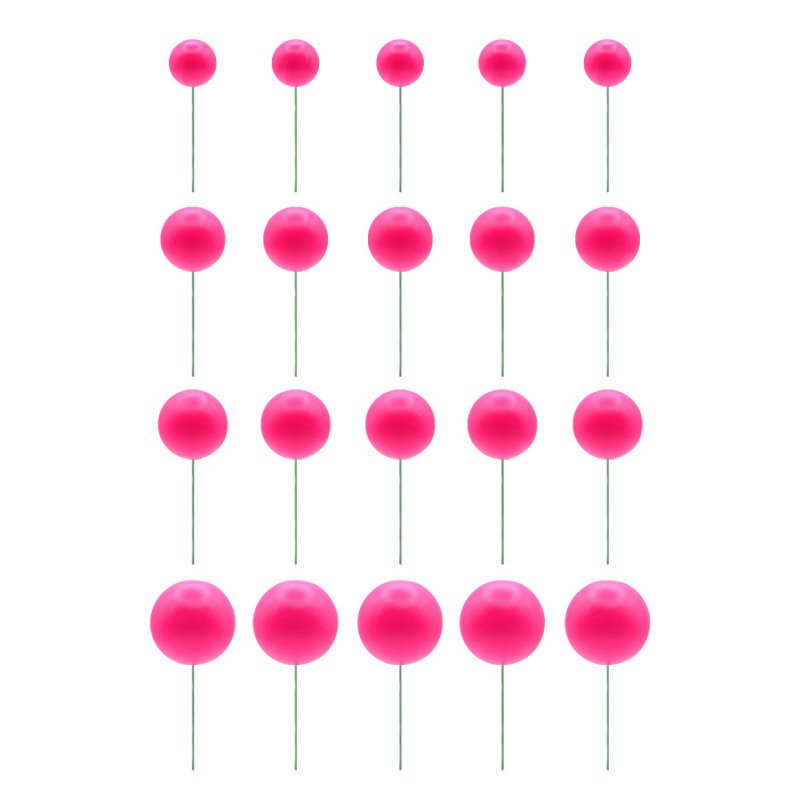 20 Esferas Decorativas Rosa