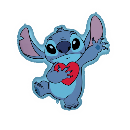 Balão Stitch com Coração