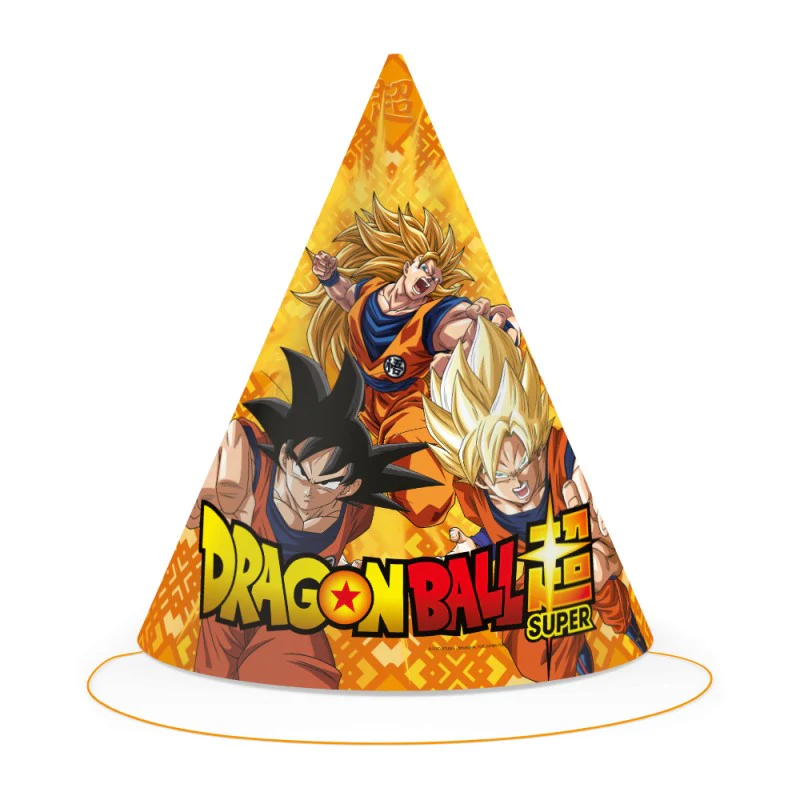 6 Chapéus de Festa Dragon Ball
