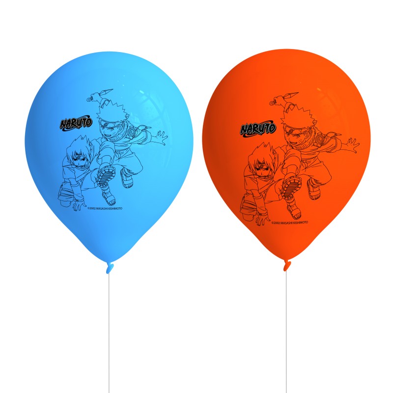 8 Balões Naruto