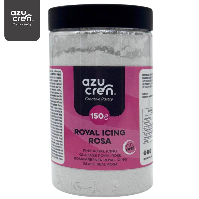 Glacê Real em Pó 150g Rosa