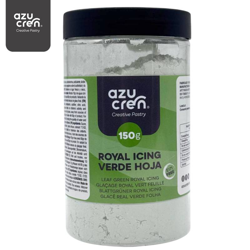 Glacê Real em Pó 150g Verde Folha