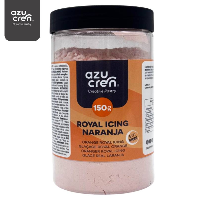 Glacê Real em Pó 150g Laranja