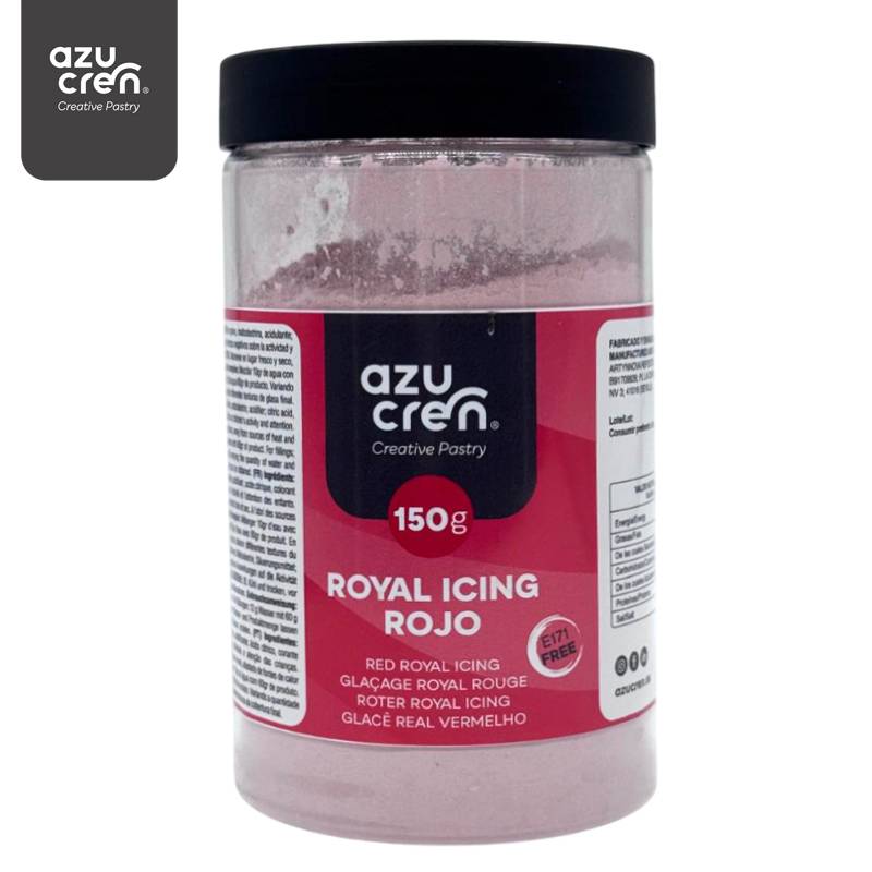 Glacê Real em Pó 150g Vermelho