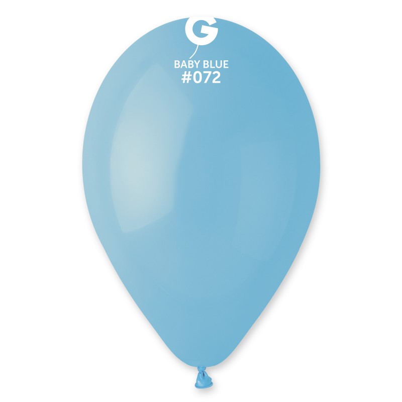 100 Balões Gemar Azul Bebé