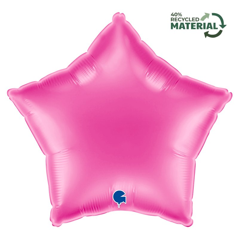 Balão Estrela Fúcsia