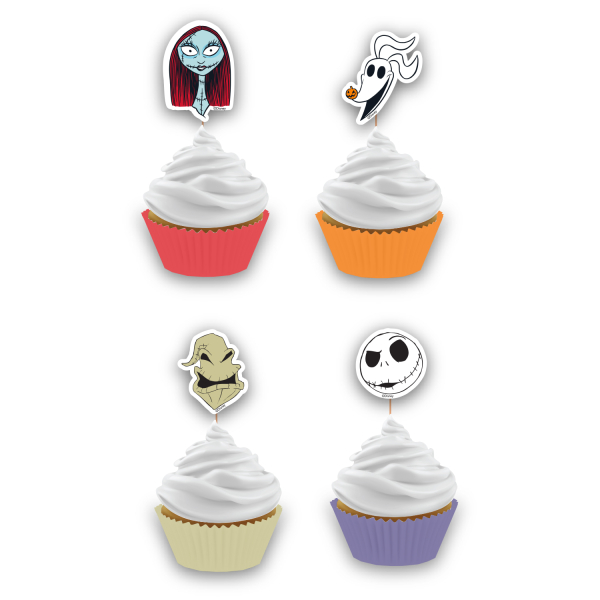 Kit para Cupcakes Nightmare Before Christmas