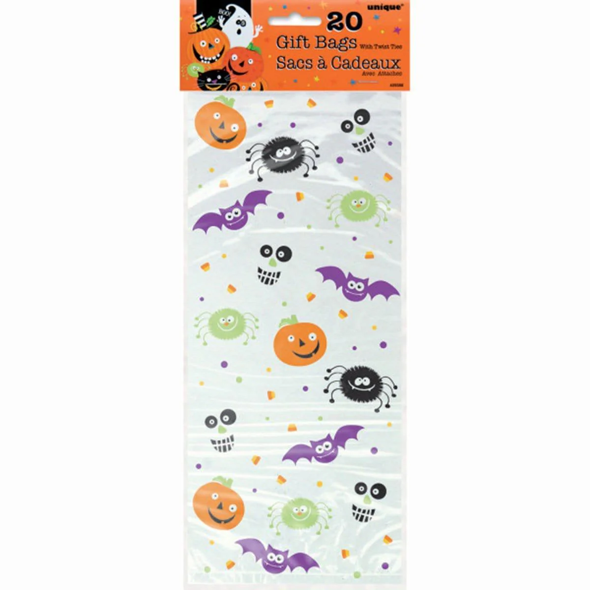 20 Sacos de Celofane Halloween