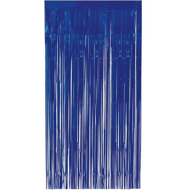 Cortina Foil Azul Real