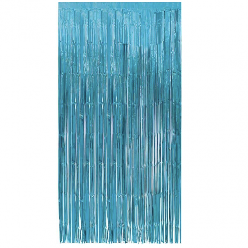 Cortina Foil Azul