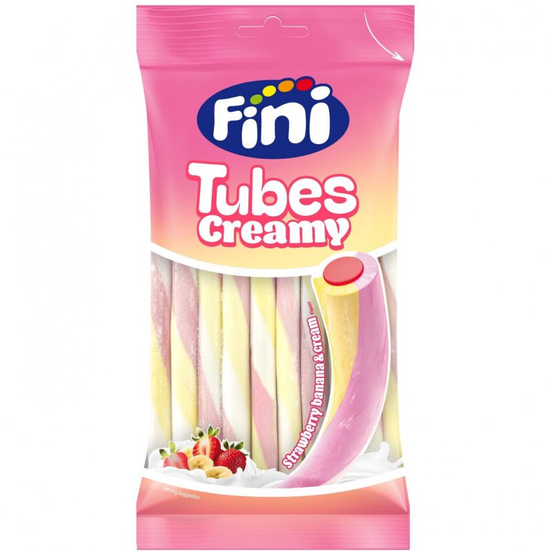 FINI 80g Cremosos Banana e Morango