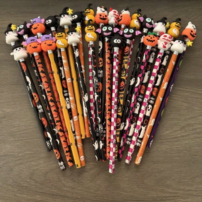Lápis com Borracha Halloween