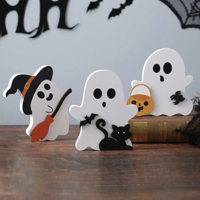 Decoração Sortida Fantasma MDF