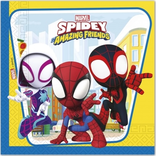 Guardanapos Spidey e os Amigos Guardanapos Spidey e os Amigos