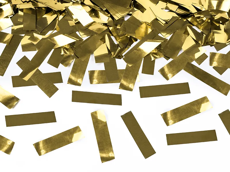 Canhão de Confetti Dourado 60cm Canhão de Confetti Dourado 60cm