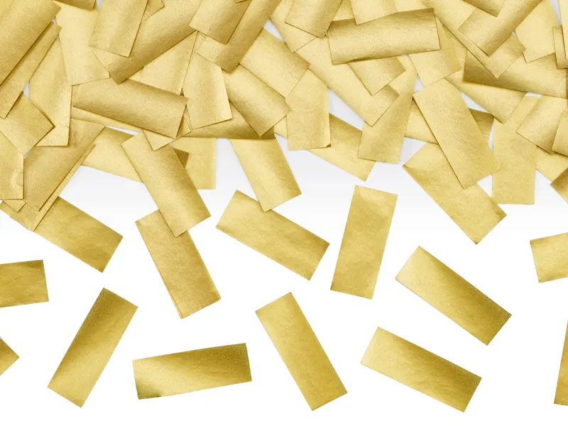 Canhão de Confetti Dourado Canhão de Confetti Dourado