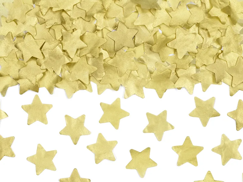 Canhão de Confetti Estrelas Douradas 20cm Canhão de Confetti Estrelas Douradas 20cm