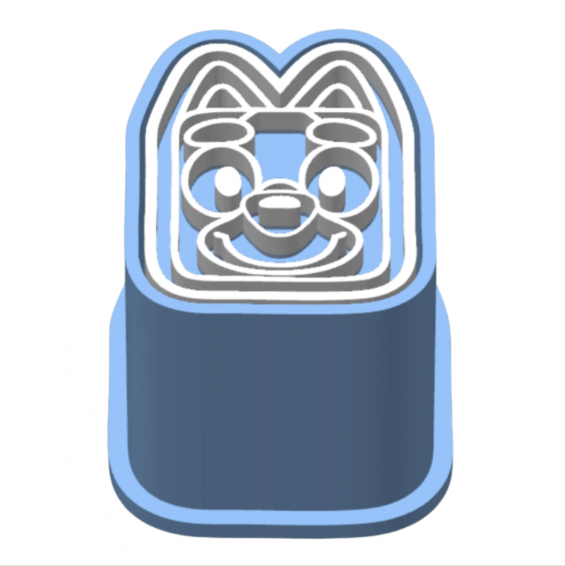 Molde com Carimbo para Brigadeiro Bluey 1