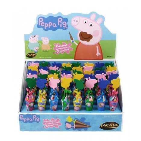 Sombrinha de Chocolate Peppa