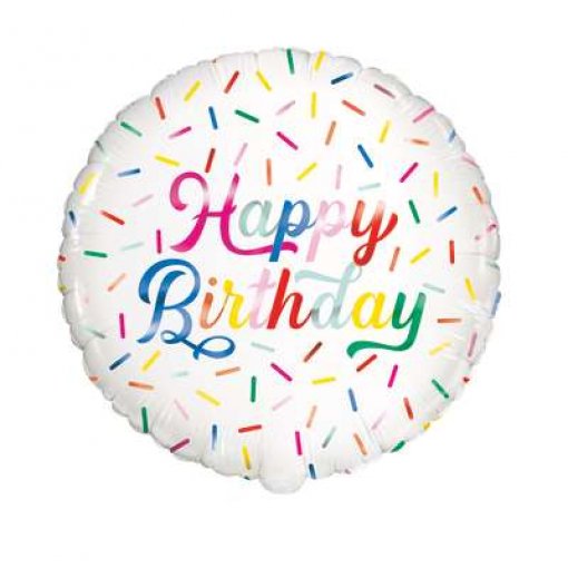 Balão Sprinkles Happy Birthday