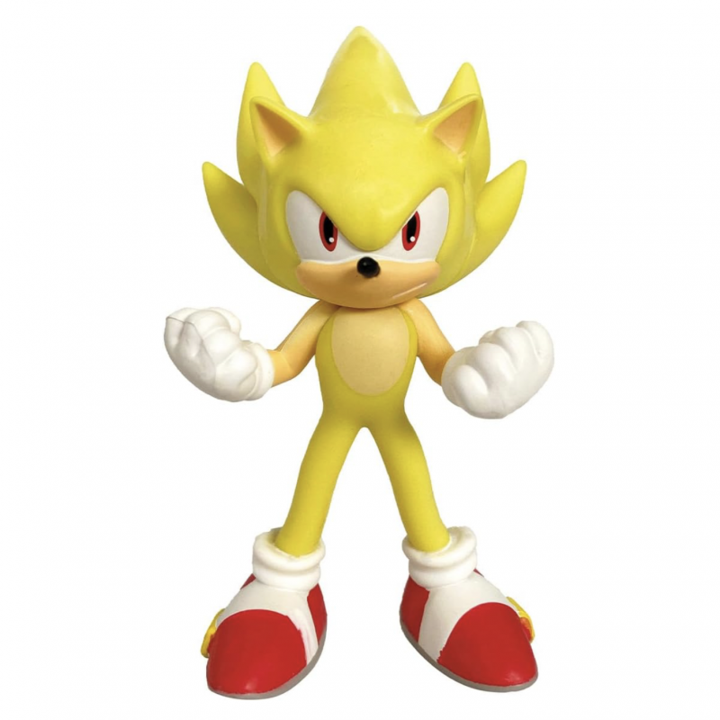 Figura Super Sonic Amarelo Figura Super Sonic Amarelo