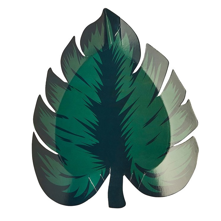Pratos Folha Tropical