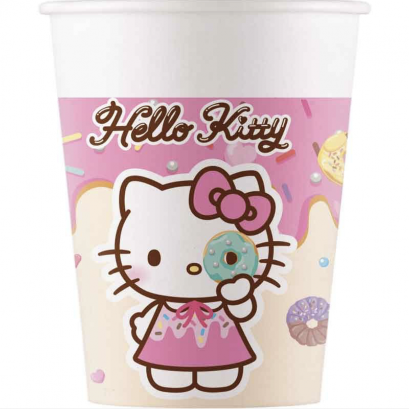 Copos Hello Kitty e Kuromi