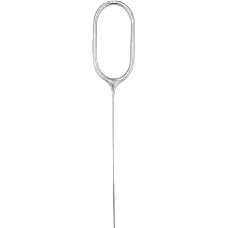 Sparkler Prata Número 0