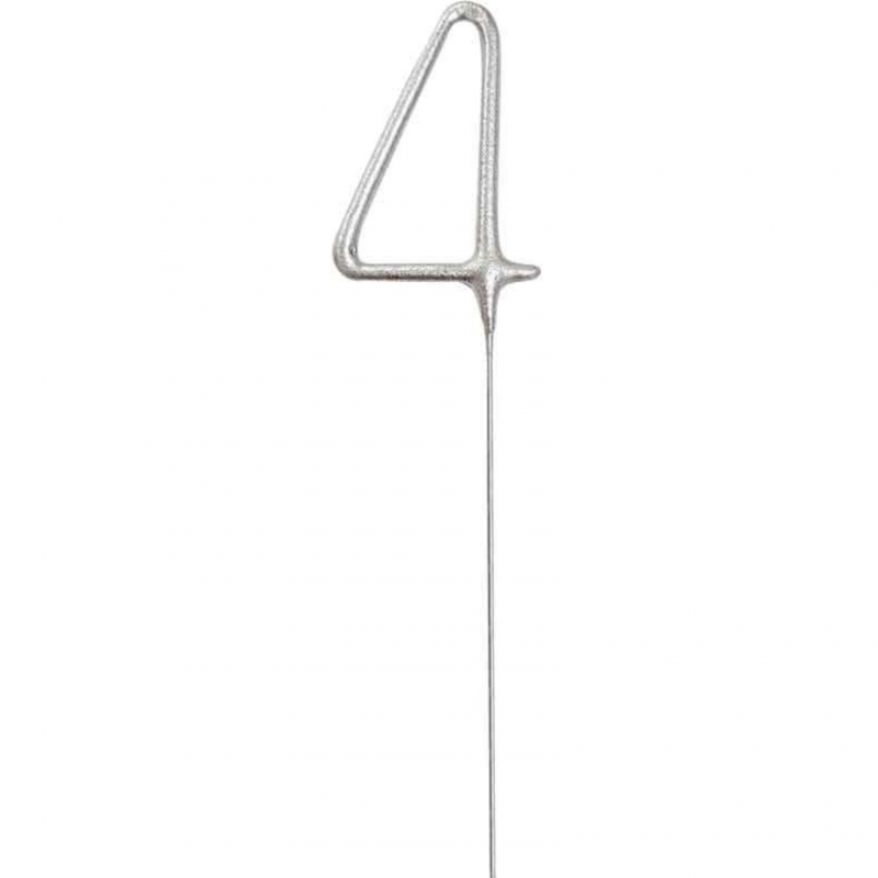 Sparkler Prata Número 4