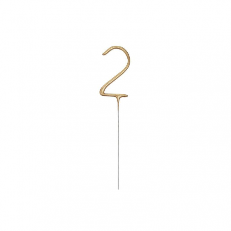 Sparkler Dourado Número 2