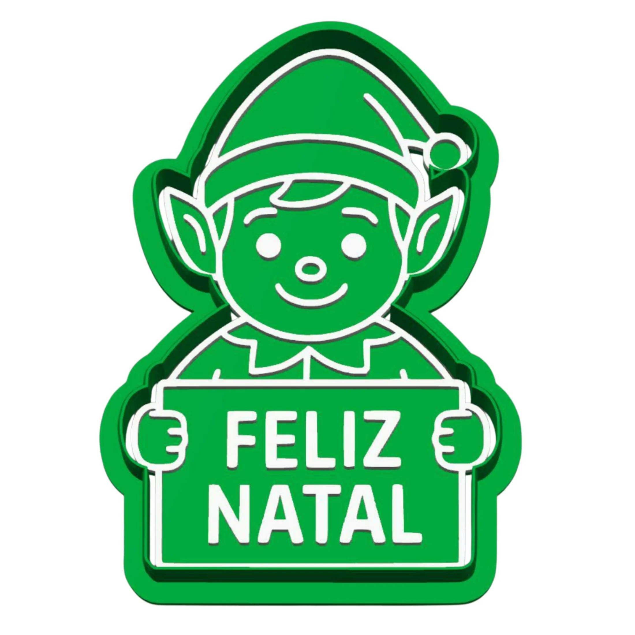Cortador Duende Feliz Natal