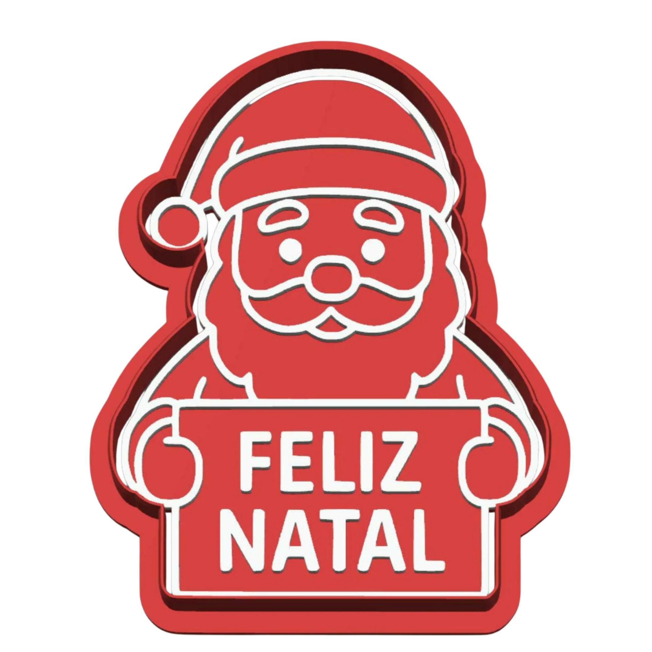 Cortador Pai Natal Feliz Natal
