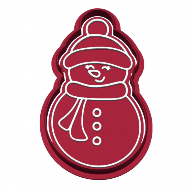 Cortador Boneco de Neve
